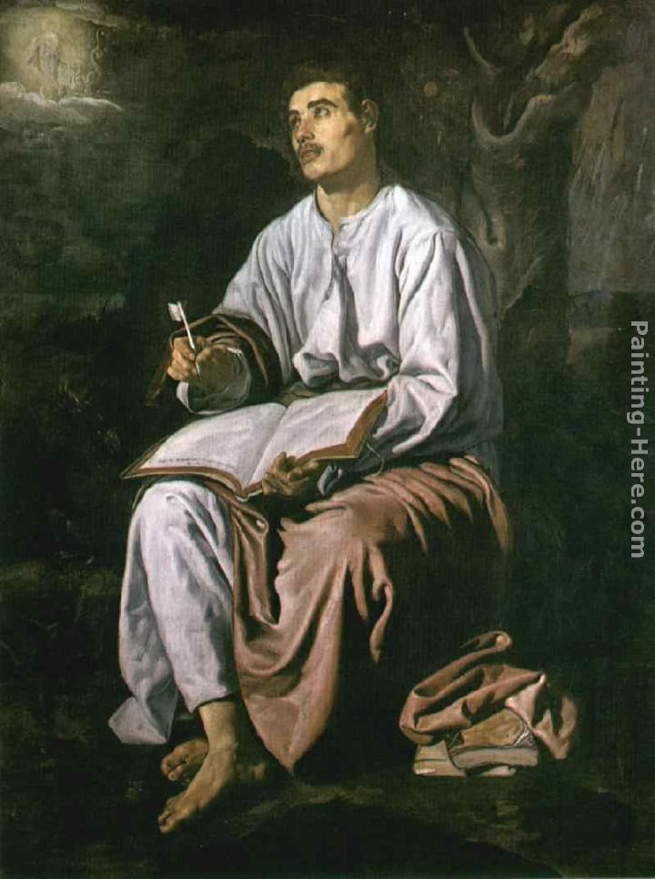 Diego Rodriguez de Silva Velazquez St John the Evangelist at Patmos